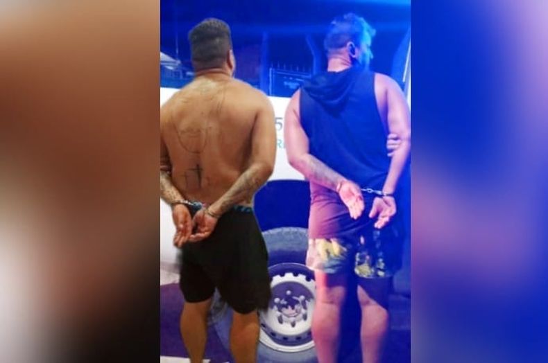 DETENIDOS. Tienen 32 y 33 años y domicilio en el barrio Toro de Derqui.