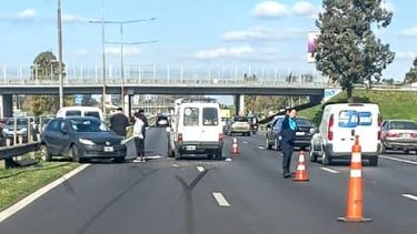 KILÓMETRO 41. Lugar donde se produjo el triple accidente.