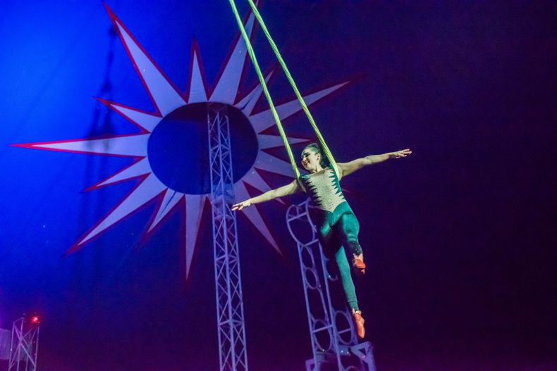 El Circo Sathany se quedará en Pilar hasta principios de junio. 