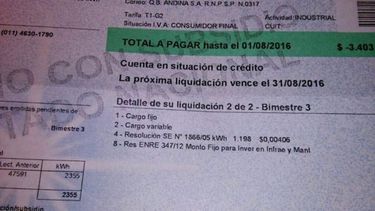 BUENA NOTICIA. Una factura que devuelve más de $3.400, en Villa Rosa..