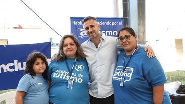 INCLUSIÓN. Achával participo de la jornada inclusiva en Villa Rosa.