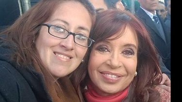 TESORO. Valeria junto a Cristina..