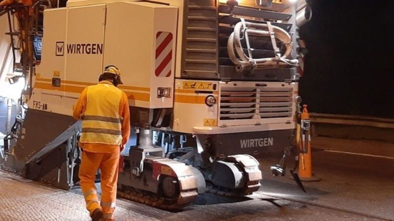 Sobre el ramal Pilar, los trabajos se sitúan a la altura del kilómetro 40 sentido a CABA, puente Junín..