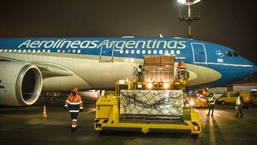 EN VIAJE. El avión argentino permaneció 6 horas en Moscú..
