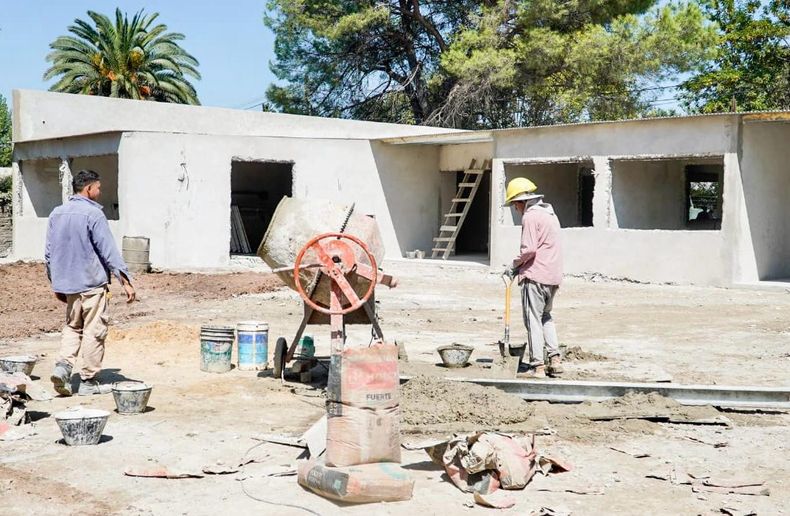 La Secundaria de Villa Del Carmen está en construcción.
