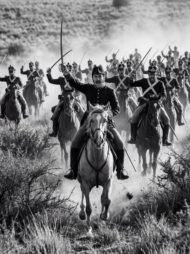 Inicio del Combate de San Lorenzo. (Asociación Sanmartiniana).