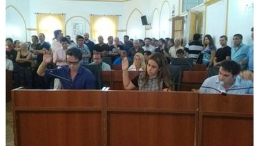POSITIVO. El oficialismo consiguió el acompañamiento de la mayoría de los bloques..