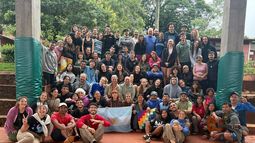 Todos los voluntarios de Palabras del Alma que viajaron a Misiones este enero.