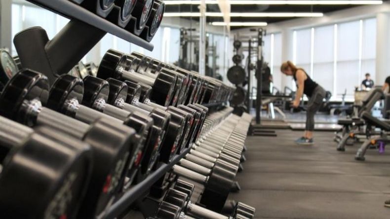 MUSCULÁ. El decreto habilita desde hoy la apertura de los gimnasios en el distrito. .