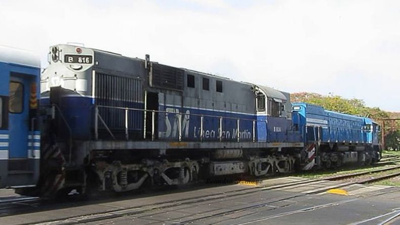 DE VUELTA. Una locomotora ALCO B816 volverá a prestar servicio luego casi 3 años. (FOTO: Vías Argentinas)..