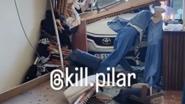 La conductora del auto dijo que se confundió de pedal y por ese motivo perdió el control del rodado.&nbsp;