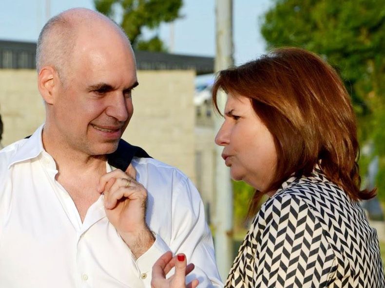 ENEMIGOS ÍNTIMOS. Rodríguez Larreta y Bullrich buscan definir su interna en los distritos. &nbsp;