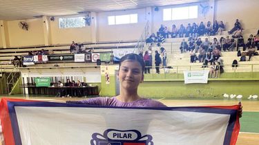 CLASIFICADA. Yamile Alison Sánchez sueña con lograr la medalla en la división Cuarta “C” Sub 16.
