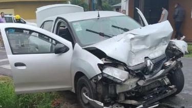 El accidente se produjo en el barrio Falcón de Del Viso y dejó como saldo a una menor hospitalizada.&nbsp;