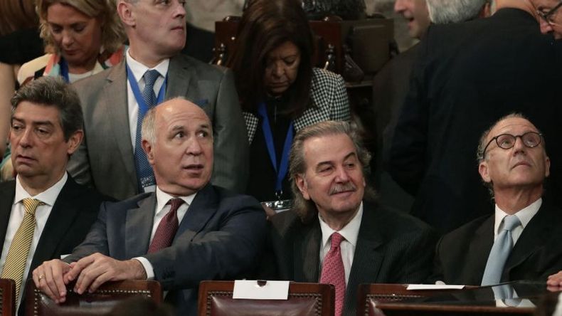 JUECES EN EL BANQUILLO. Se llevó a cabo la tercera jornada del pedido de juicio político. .