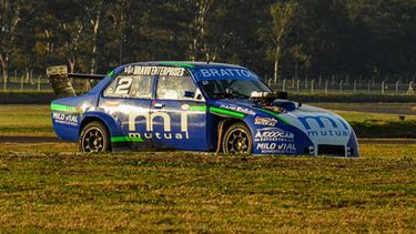 El Opel K 180 de Ciocci en plena acción en Concepción del Uruguay.