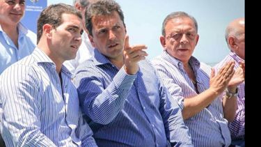Primera fila. Zúccaro con Massa, hace pocos días, en Miramar..