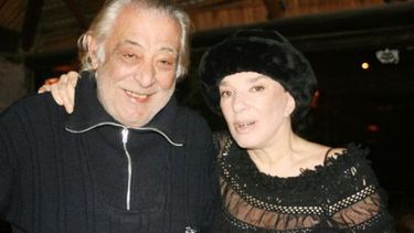 Alegre junto a Graciela Borges, en Tinto y Soda..