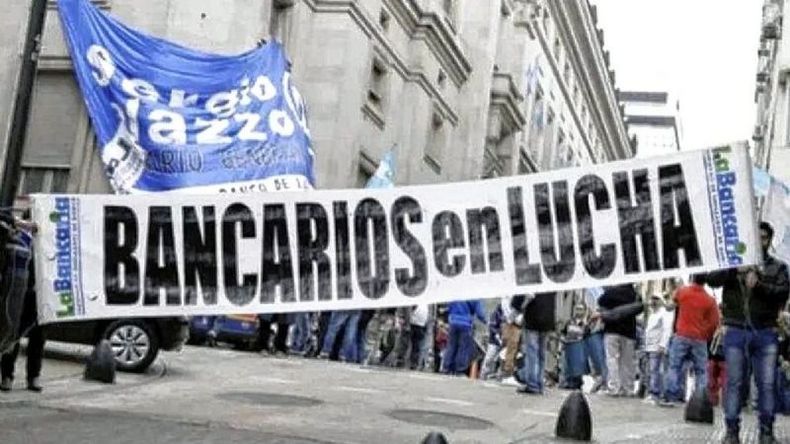 A LA CALLE. El 23 de febrero la Bancaria realizó un paro nacional..