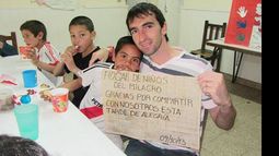 Barovero anticipó su partido solidario