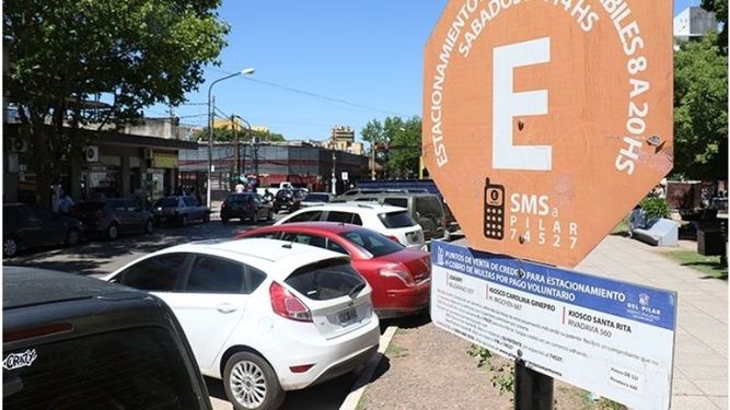 Reducen el horario del Estacionamiento Medido en Pilar