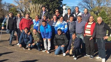 Pilar a Diario | HÉROES. Parte de la Batería Bravo que se reunió en Cosquín (Córdoba)..