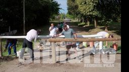 En el barrio La Alborada cerraron algunas calles durante el año pasado..