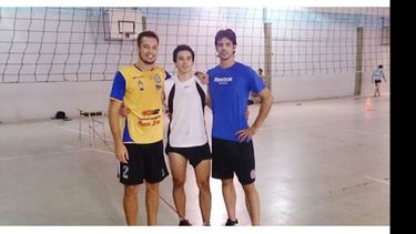 Trío. Rodrigo López, Albano Brignani y Damián Lencina..