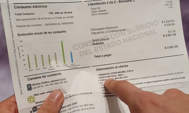CAMBIO. Cualquier usuario que destine menos del 10% de sus ingresos no estaría subvencionado. &nbsp;