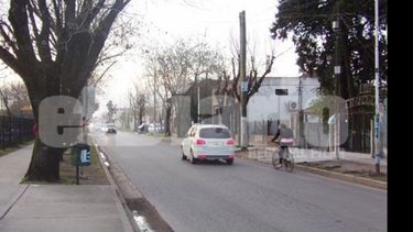 ZONA LIBRE. La calle Uruguay, lugar de peleas y destrozos..