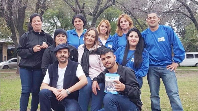 EQUIPO. La massista Juanes en un alto del trabajo..