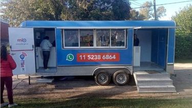 El nuevo punto muni funciona sobre la calle Yrigoyen de Villa Rosa.&nbsp;