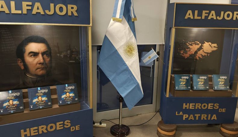 El alfajor Héroes de la Patria. (masnoticias.com.ar).