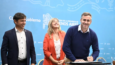 EQUIPO. Achával destaca las obras que la provincia financió en Pilar. &nbsp;