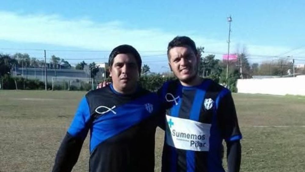 Matías Iriarte y Leandro Coronel, dos referentes de Deportivo San Alejo.