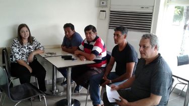 Los gremialistas se mostraron conformes con el acuerdo..
