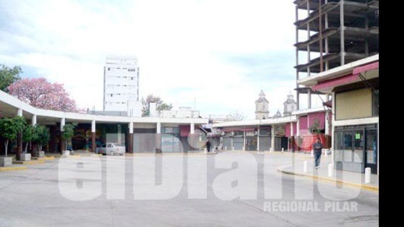 La terminal desierta, una postal del paro de ayer..
