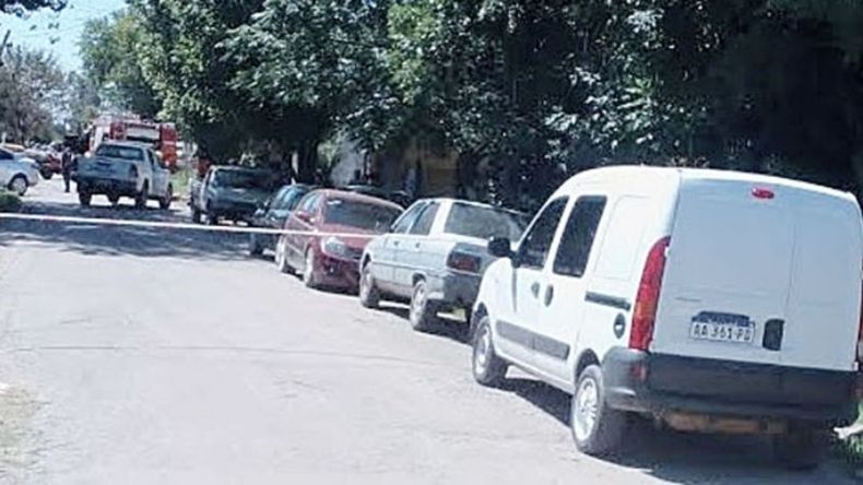 CALLE PENNA. El lugar donde se produjo el accidente..