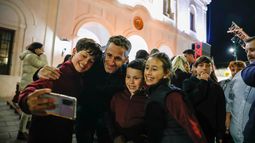 FEDERICO ACHÁVAL. El intendente participó de las patronales. &nbsp; &nbsp;