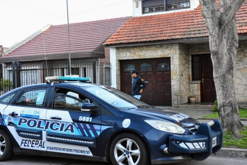 Allanaron la vivienda señalada. (La Capital de Mar del Plata).