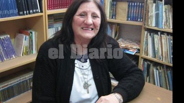 Marita Aguilera, una de las maestras emblema de la localidad..