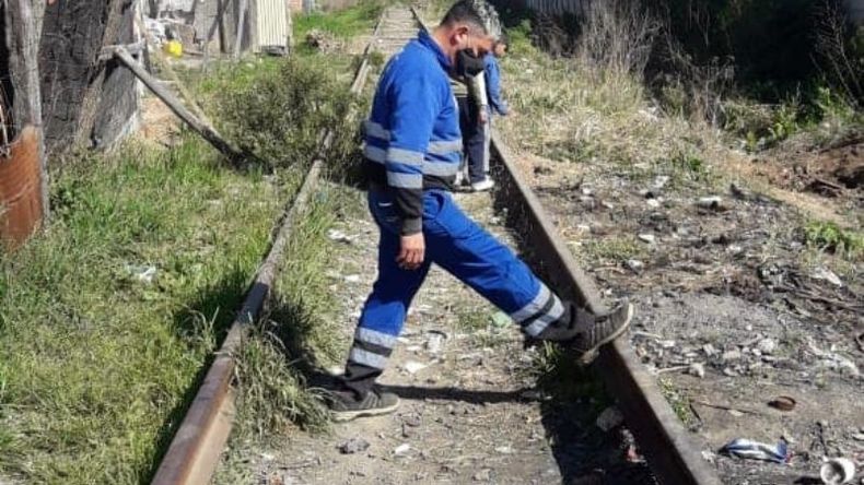 SIN DURMIENTES. La situación en Escalada, en las afueras de Zárate..