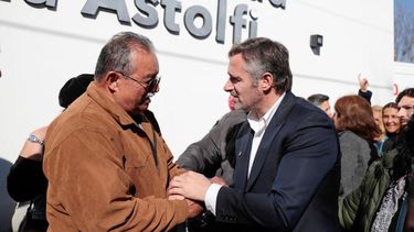 VILLA ASTOLFI. Achával inauguró el centro de salud junto a los vecinos.&nbsp;