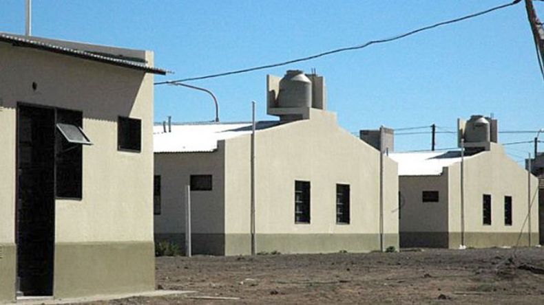 BARRIO. Es el modelo de vivienda a construir con el Plan Techo Digno. .