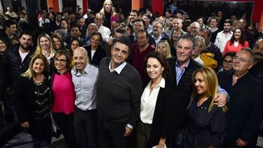 EQUIPO. El oficialismo se pone a punto para la campaña..
