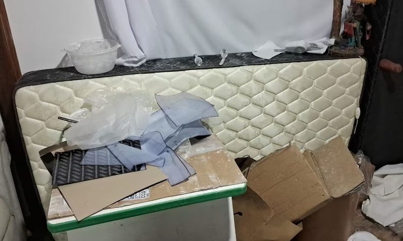 En la casa del asesinado había un cuarto destinado al corte de cocaína.