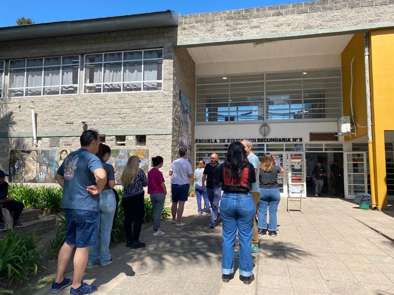 La Escuela Secundaria Nº9 de Fátima, una de las sedes dispuestas para votar el próximo domingo.&nbsp;