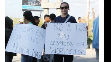 PELIGRO. La situación en el Parque Industrial con los trabajadores de World Color está al límite..