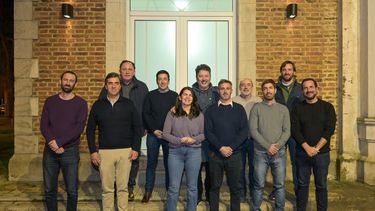 EN EL PELLEGRINI. Los intendentes peronistas de la 1º Sección Electoral se reunieron en Pilar.