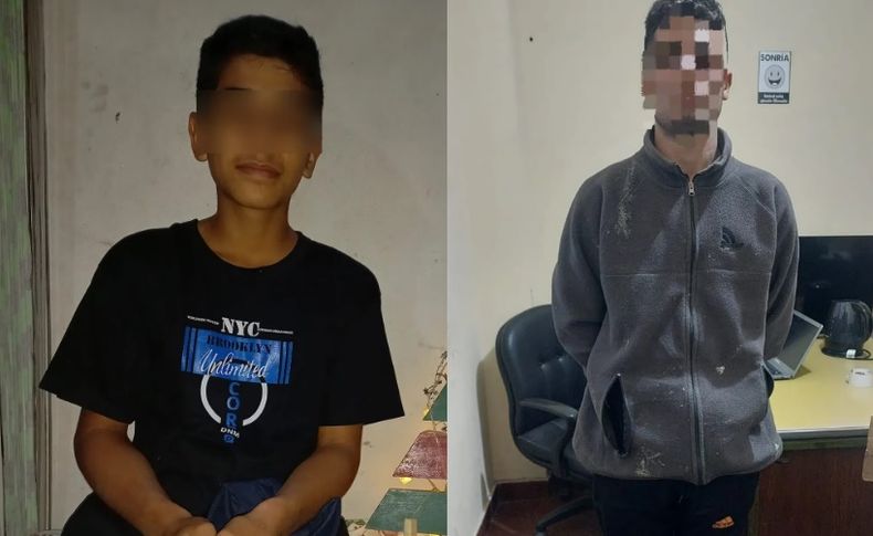 La víctima (izq.) y el único detenido hasta el momento.